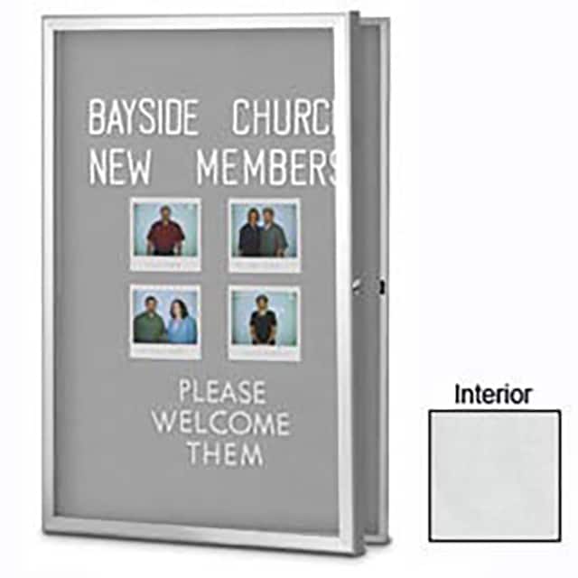 UVRDS48EZ-WHITE-SATIN 48"W X 36"H RADIUS SLIM LINE ENC