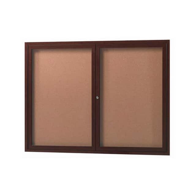 ODCCWW3648R 2 DOOR ALUMINUM FRAME WOOD LOOK,