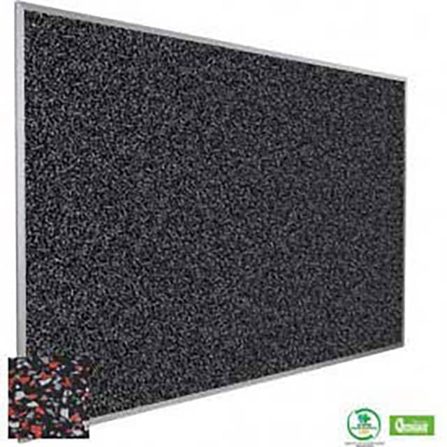 B537605 RUBBER-TAK TACKBOARD W/ALUMINUM