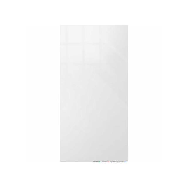ARIASM43WH ARIA 3'W X 4'H MAGNETIC GLASS BO