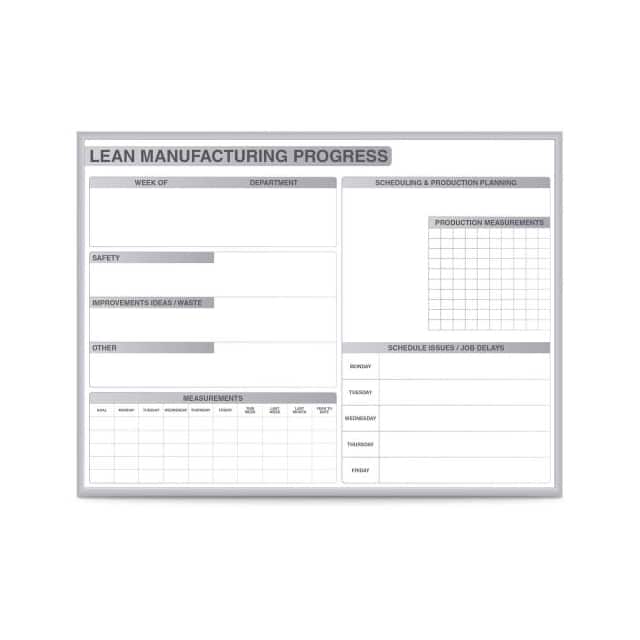 GRPM302M-46 LEAN MANUFACTURING 48X72" MAGNET