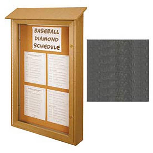UVSD4226-GN SINGLE-DOOR OUTDOOR MESSAGE CENT