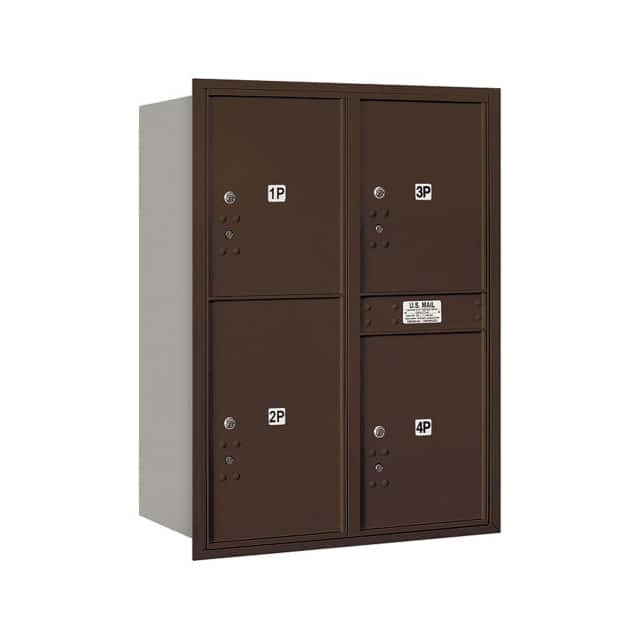 B1407551 4C HORIZONTAL MAILBOX, PRIVATE
