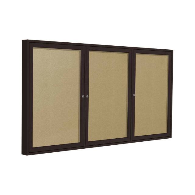 B243554 OUTDOOR ENCLOSED BRONZE BULLETIN