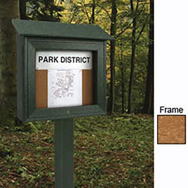 UVDM1634-CEDAR 16"W X 34"H MINI CORK MESSAGE BO