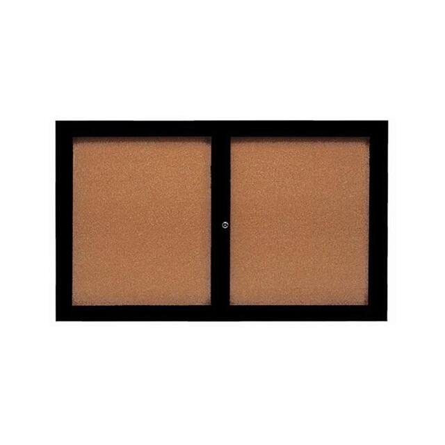 DCC3660RBK 2 DOOR FRAMED ENCLOSED BULLETIN