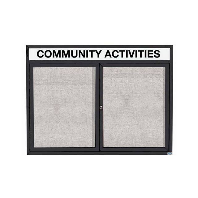 ODCC3648RHBK 2 DOOR ENCLOSED ALUM FRAMED BULL