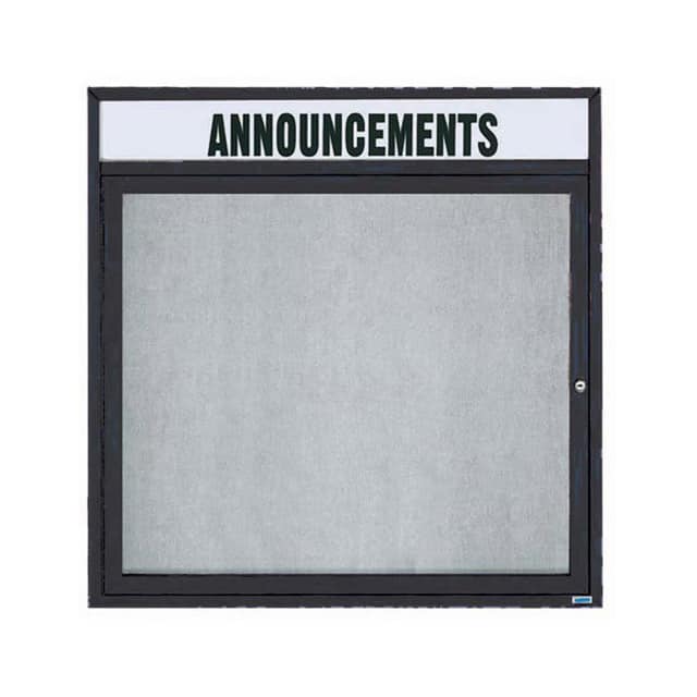 ODCC3636RHIBK 1 DOOR ENCLOSED ALUM FRAMED BULL