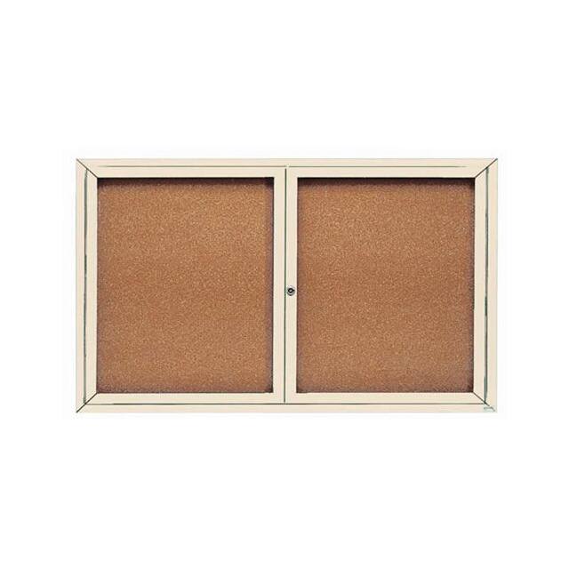 DCC3660RIV 2 DOOR FRAMED ENCLOSED BULLETIN