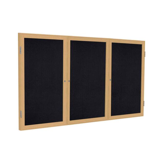 PW34896TR-BK 3 DOOR ENCLOSED RECYCLED RUBBER