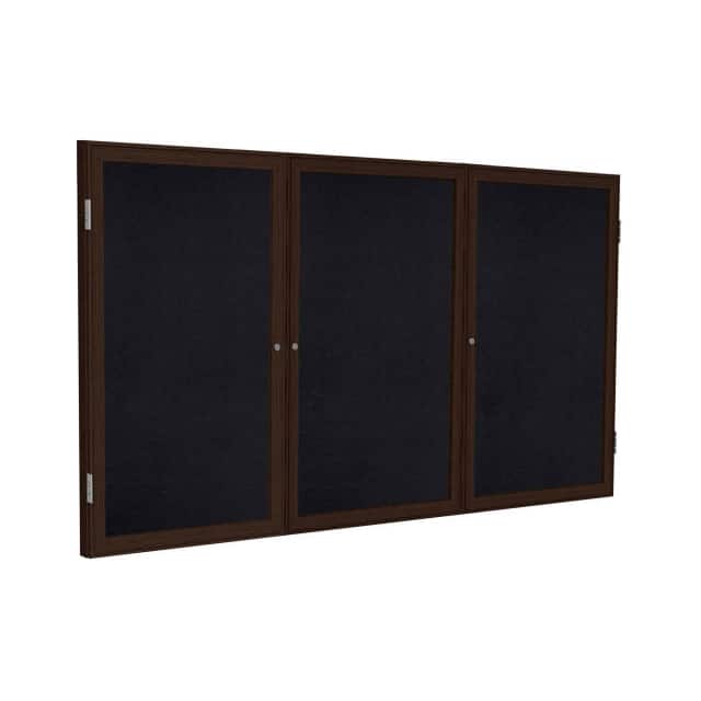 PN34896TR-BK 3 DOOR ENCLOSED RECYCLED RUBBER