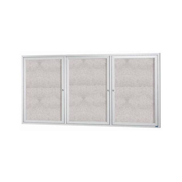 ODCC3672-3R 3 DOOR ALUMINUM FRAMED ENCLOSED