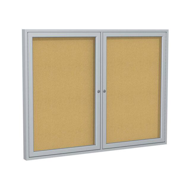 PA23660K ALUMINUM FRAME TWO DOOR BULLETIN