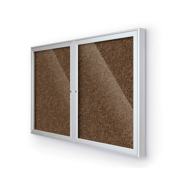 94PSC-I-95 ENCLOSED BULLETIN BOARD, 2 DOOR,