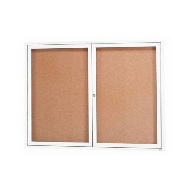 DCC4860RW 2 DOOR FRAMED ENCLOSED BULLETIN