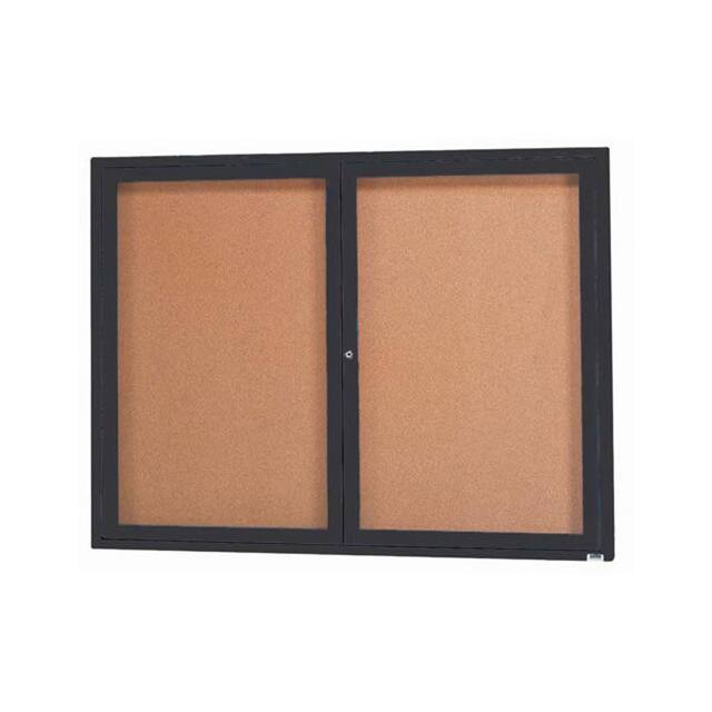 DCC3648RIBK 2 DOOR FRAMED ILLUMINATED ENCLOS