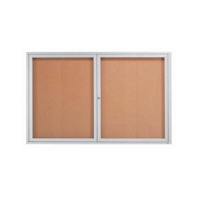 DCC4872R 2 DOOR FRAMED ENCLOSED BULLETIN
