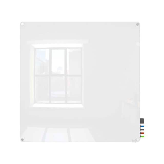 HMYRM44WH HARMONY MAGNETIC GLASS BOARD W/R