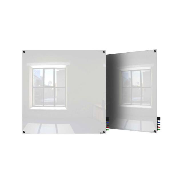 HMYSM44WH HARMONY MAGNETIC GLASS BOARD W/S