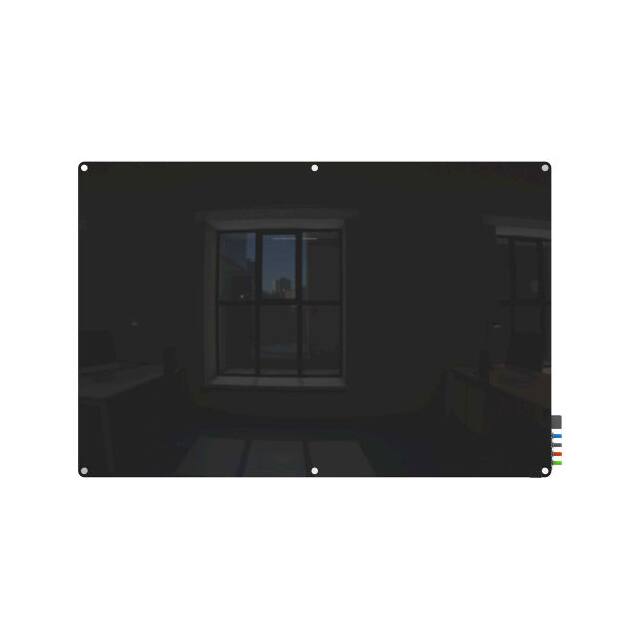 HMYRM46BK HARMONY MAGNETIC GLASS BOARD W/R