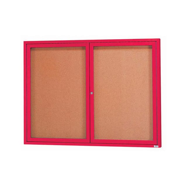 DCC4860RR 2 DOOR FRAMED ENCLOSED BULLETIN