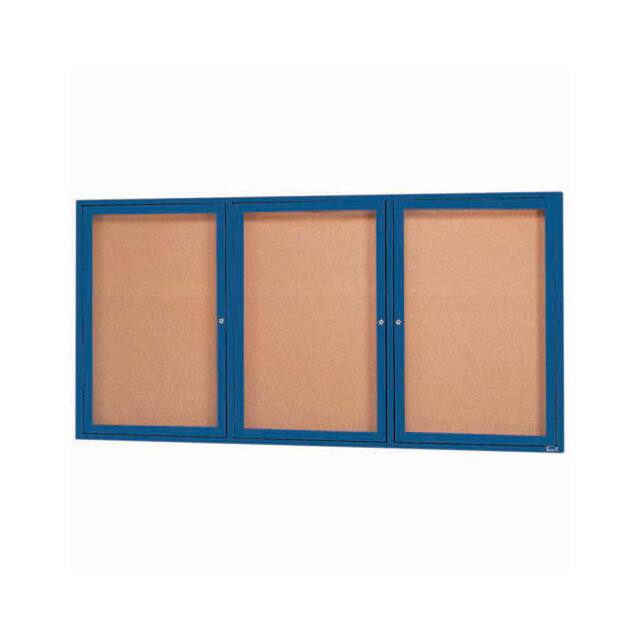DCC3672-3RB 3 DOOR FRAMED ENCLOSED BULLETIN