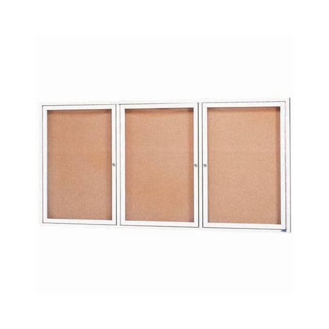 DCC3672-3RW 3 DOOR FRAMED ENCLOSED BULLETIN
