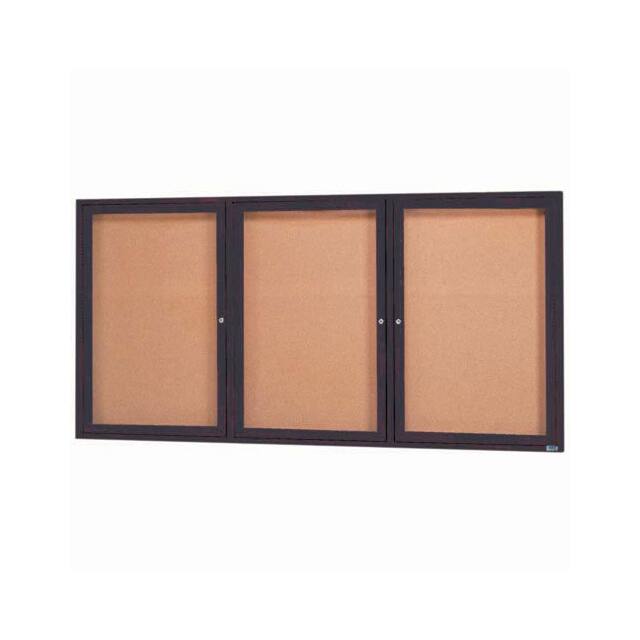 DCC3672-3RBA 3 DOOR FRAMED ENCLOSED BULLETIN