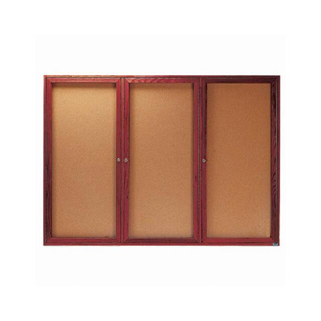 CBC4872-3R 3 DOOR CHERRY ENCLOSED BULLETIN