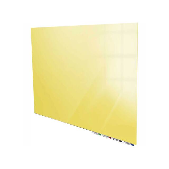 ARIASM46YW ARIA 6'W X 4'H MAGNETIC GLASS WH