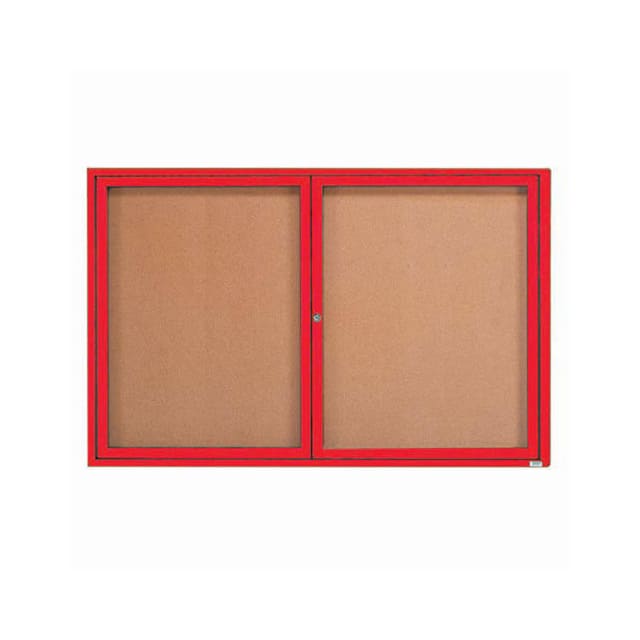 DCC4872RR 2 DOOR FRAMED ENCLOSED BULLETIN