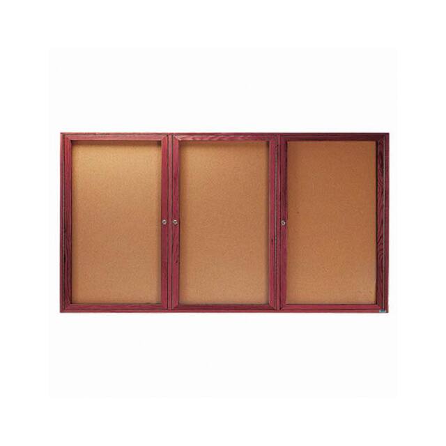 CBC4896-3R 3 DOOR CHERRY ENCLOSED BULLETIN