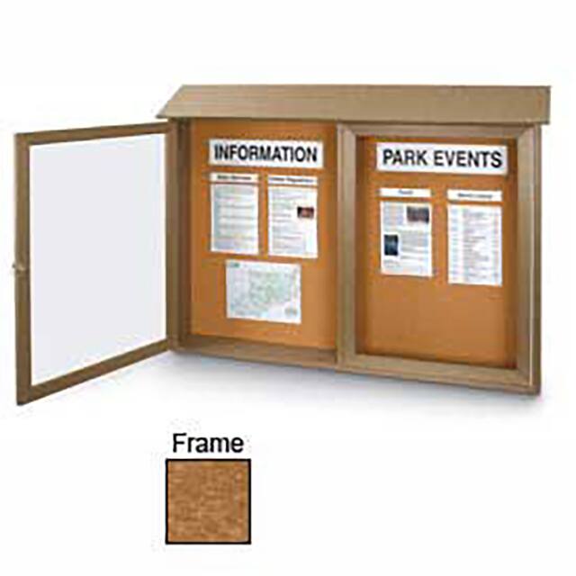UVDD4536-CD DOUBLE-DOOR OUTDOOR MESSAGE CENT