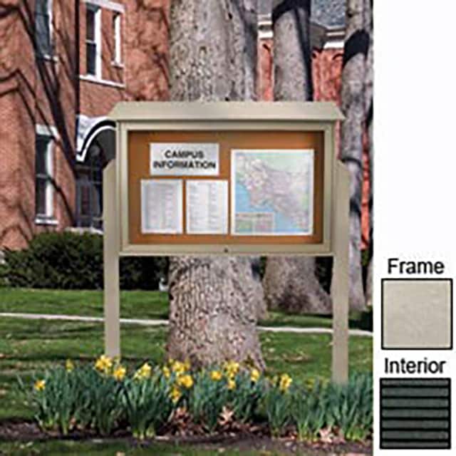 UVSDT4530LB-LTGREY UNITED VISUAL 45"W X 30"H LETTER