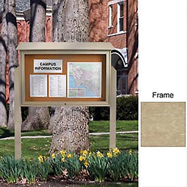 UVSDT5240-SAND 52"W X 40"H CORK TOP-HINGED SING