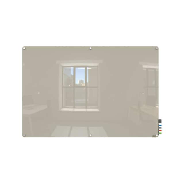 HMYRM48BK HARMONY MAGNETIC GLASS BOARD W/R