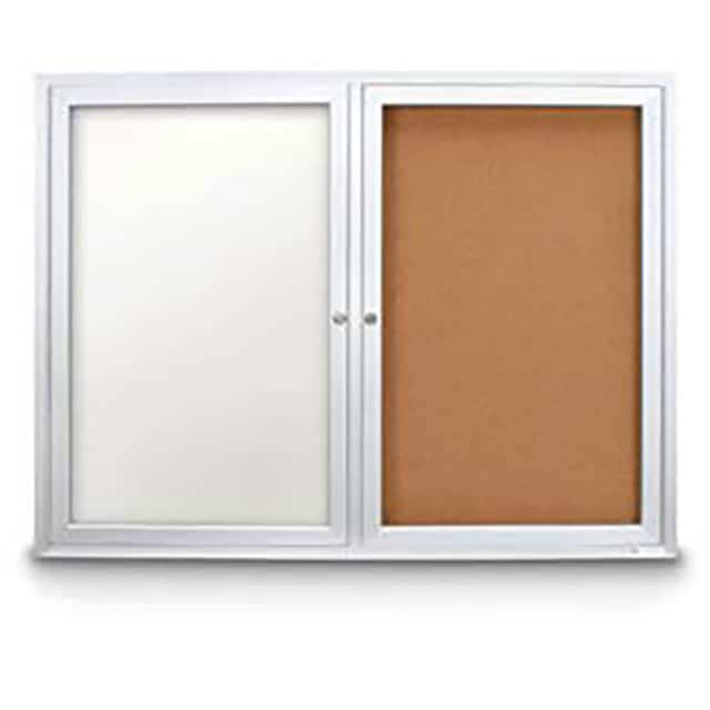 UVCB7236OD-CORK-WHPSDE 72"W X 36"H OUTDOOR COMBO BOARD