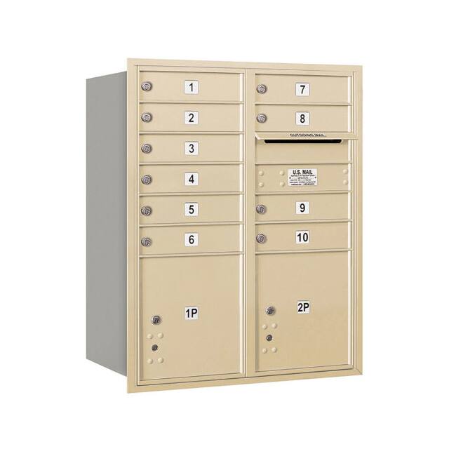 B1407560 3710DA-10SRP 4C HORIZONTAL MAILB