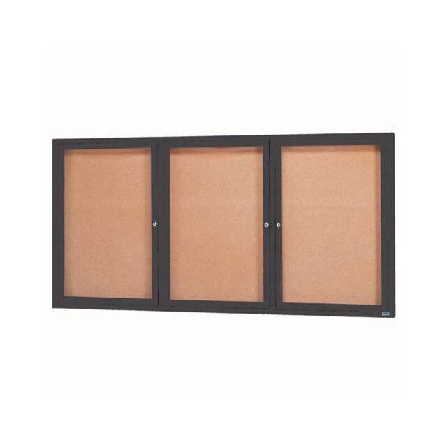 DCC4896-3RBA 3 DOOR FRAMED ENCLOSED BULLETIN