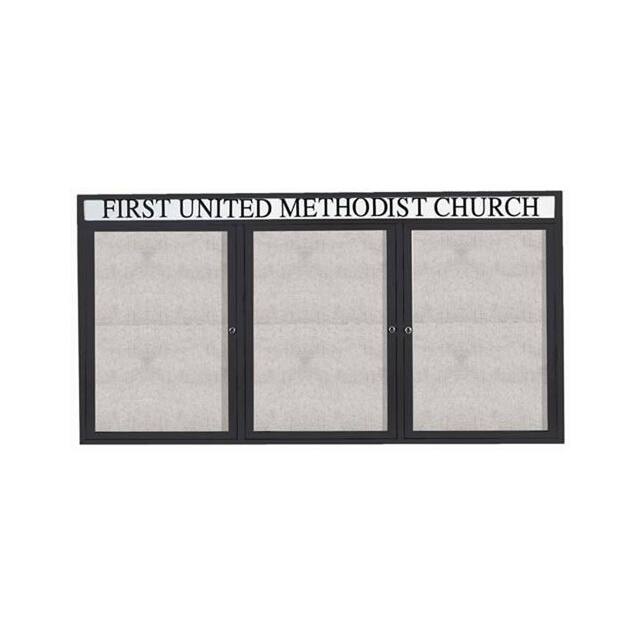 ODCC3672-3RHIBK 3 DOOR ENCLOSED ALUM FRAMED BULL