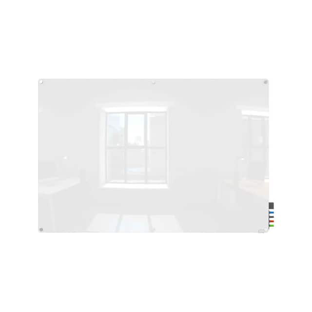HMYRN48WH HARMONY GLASS BOARD W/RADIUS COR