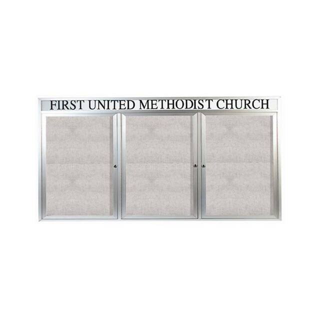 ODCC4896-3RHI 3 DOOR ENCLOSED ALUM FRAMED BULL