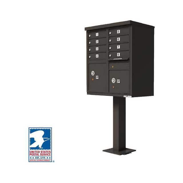 1570-8DBAF VITAL CBU, 8 MAILBOXES, 2 PARCEL