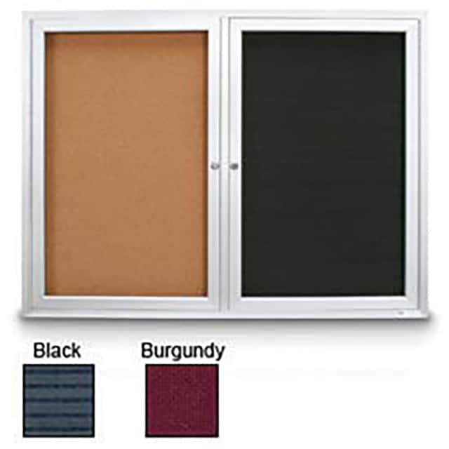 UVCB7236-BLACK-DEPBUR UNITED VISUAL 72"W X 36"H INDOOR