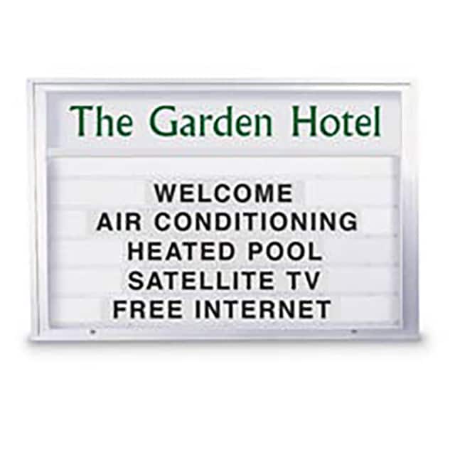 UVAT2000-SATIN-ACRYLC 72"W X 48"H SINGLE SIDED OUTDOOR