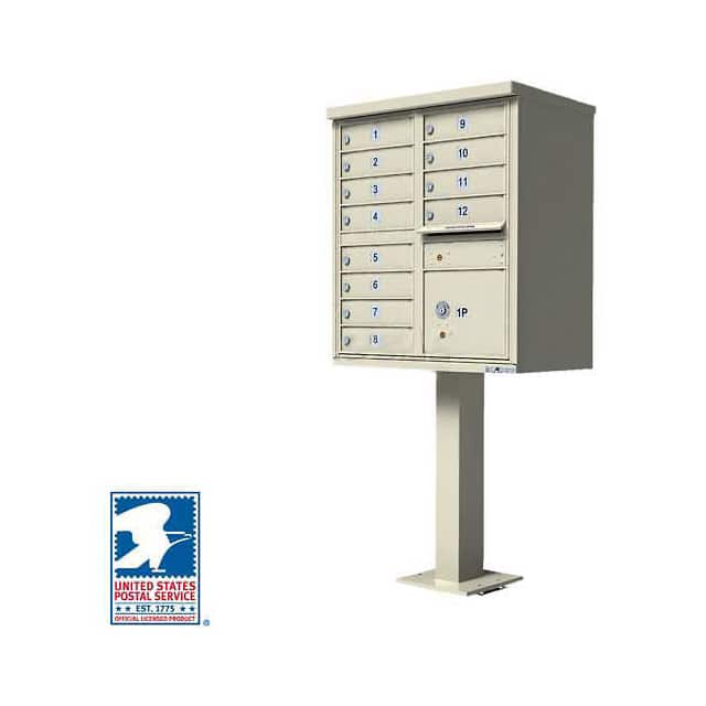 1570-12SDAF VITAL CBU, 12 MAILBOXES, 1 PARCE