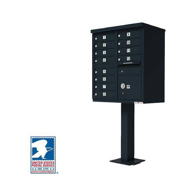 1570-12BKAF VITAL CBU, 12 MAILBOXES, 1 PARCE