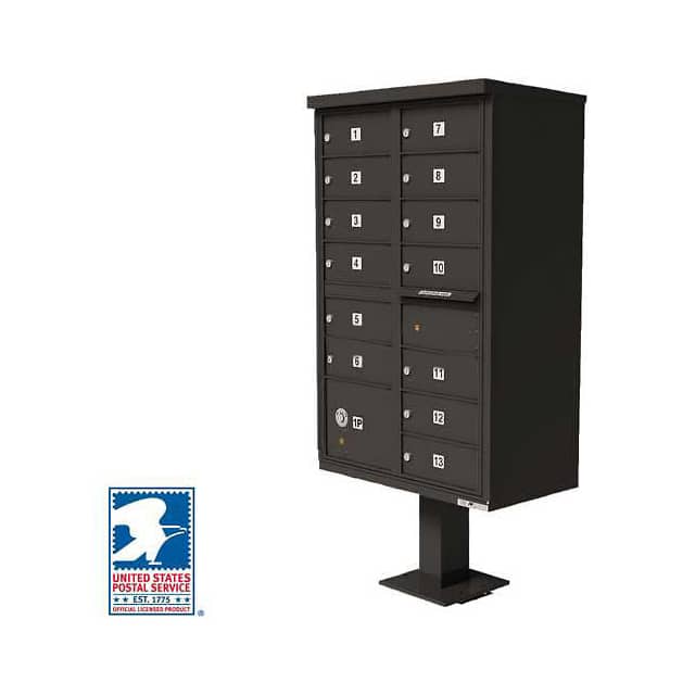 1570-13DBAF VITAL CBU, 13 MAILBOXES, 1 PARCE