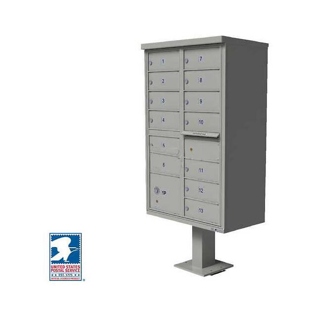 1570-13AF VITAL CBU, 13 MAILBOXES, 1 PARCE