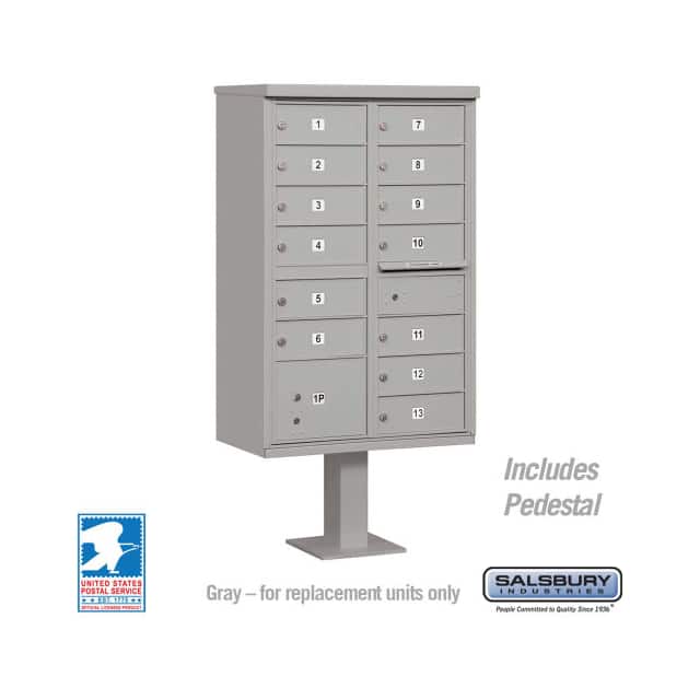 3313GRY-U CBU, 13 B SIZE DOORS, TYPE IV